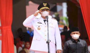 Forkopimda Labuhanbatu Gelar Upacara HUT Kemerdekaan RI Ke-77