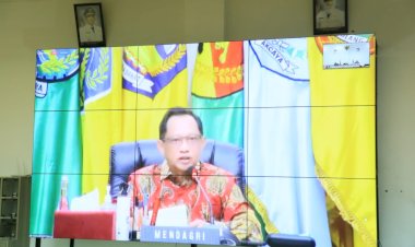 Guna Antisipasi Inflasi, Bupati Ikuti Rapat Koordinasi Bersama Mendagri