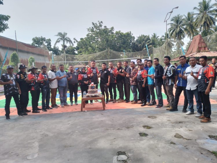 Sub Rayon FKPPI Perkebunan Ajamu Gelar Semi Open Turnamen Bola Volly.