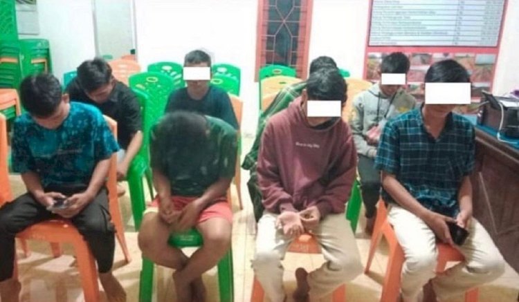 Setelah Viral Genk Pelajar Penendang Nenek Di Amankan Polresta Tapsel