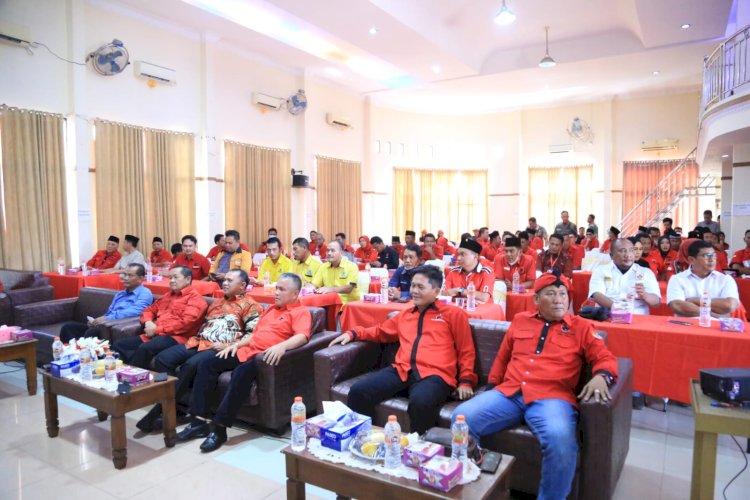 Bupati Hadiri Rakercab III & Rakoor Tahun 2024 DPC PDI Perjuangan Kabupaten Labuhanbatu