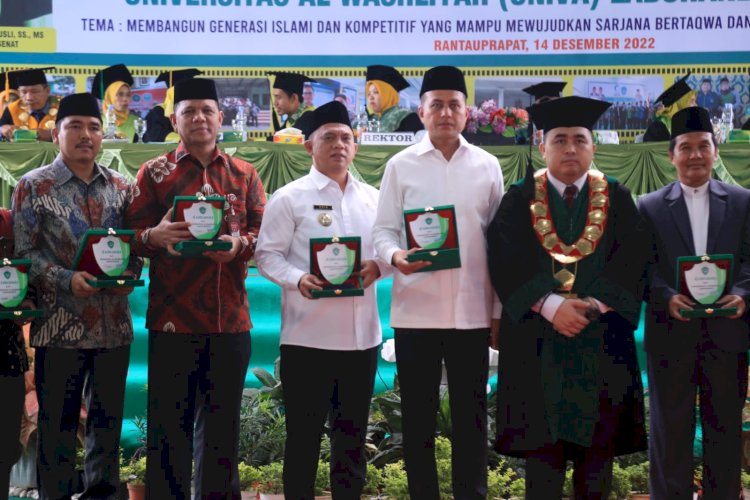 Bupati dan Wabup Hadiri Wisuda Univa Labuhanbatu