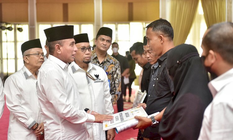 Distribusikan Zakat, Infak dan Sedekah Pemprov Triwulan IV, Edy Rahmayadi Harap Ada Peningkatan Signifikan Tahun Depan