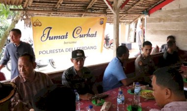 Jumat Curhat, Resta Deli Serdang Tampung Keluhan Masyarakat