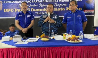 Konsolidasi DPAC Demokrat Medan Maimun Berjalan Sukses