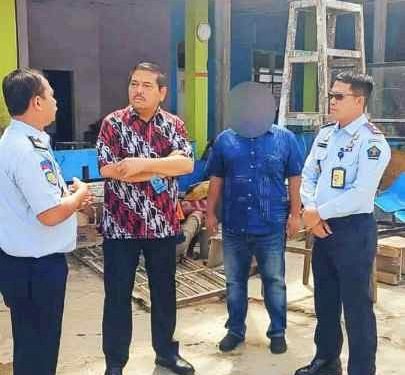 Rutan Kelas 1 Medan di Kunjungi Parlindungan Purba