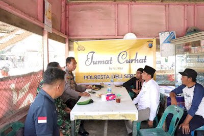 Polresta Deli Serdang Gelar Jum'at Curhat dan Tampung Aduan Masyarakat