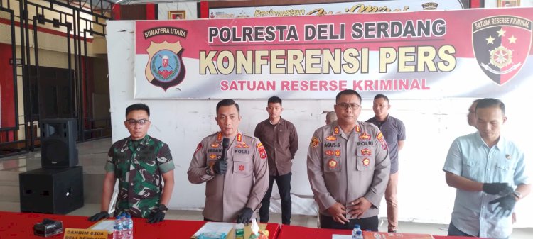 Polresta Deliserdang Amankan Satu Pelaku Tersangka Pengeroyokan Anggota TNI Kodim 0204/DS