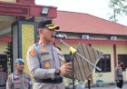 Kapolres Pelabuhan Belawan AKBP Josua Tampubolon SH,MH, Pimpin Sertijab Wakapolres Dan Kasat Reskrim