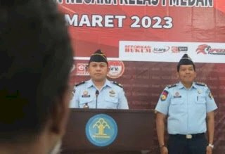 Rutan Kelas 1 Medan Kumham Sumut Berikan Remisi Di Hari Raya Nyepi Bagi 11 Wargabinaan