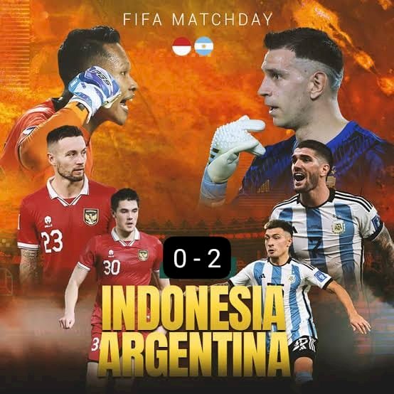 Kekalahan Pertama Indonesia Melawan Argentina