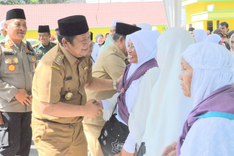 Pemko Sambut Kepulangan Jemaah Haji Kota Padangsidimpuan
