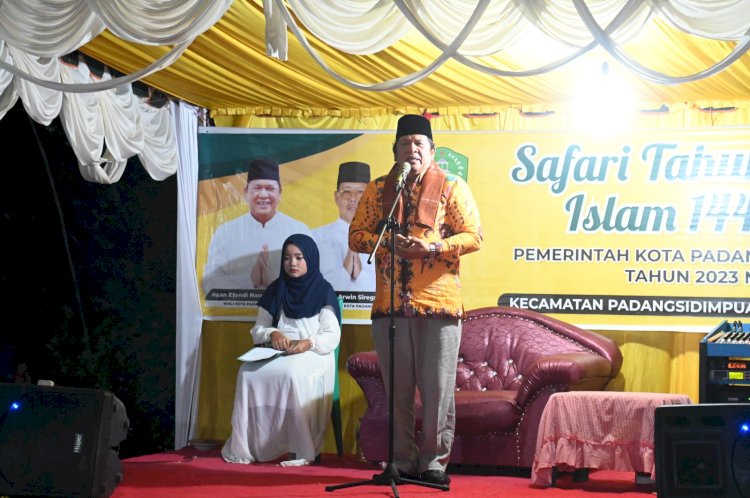 Walikota Hadiri Safari Muharram 1445 Hijriah ke-2 Kota Padangsidimpuan