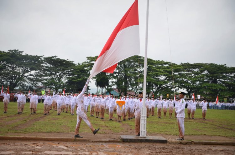 Upacara HUT RI ke-78 di Kota Padangsidimpuan Berjalan Sukses 