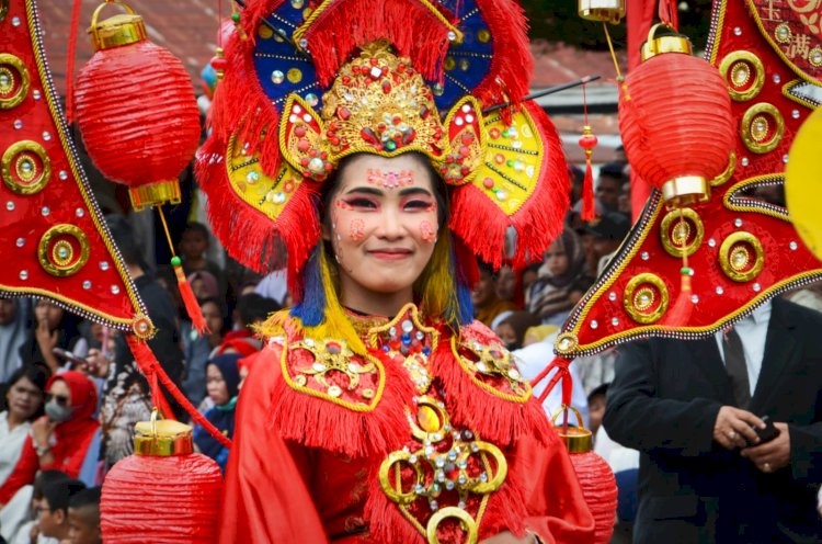 Kemeriahan Pawai Deville Semarak HUT RI ke-78 di Kota Padangsidimpuan