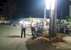 Polsek Mardinding Tingkatkan Patroli Bluelight Jaga Kondusifitas Malam Hari Sapa Warga