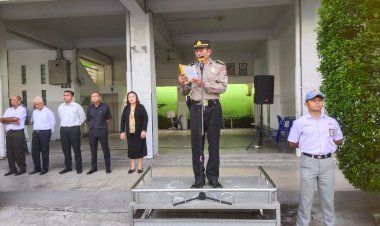 Personil Polres Binjai Setiap Hari Senin Menjadi Pembina Upacara Bendera
