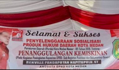 Anggota DPRD Kota Medan Renville P. Napitupulu, ST Sosper No.5/2015 Tentang Penanggulangan Kemiskinan