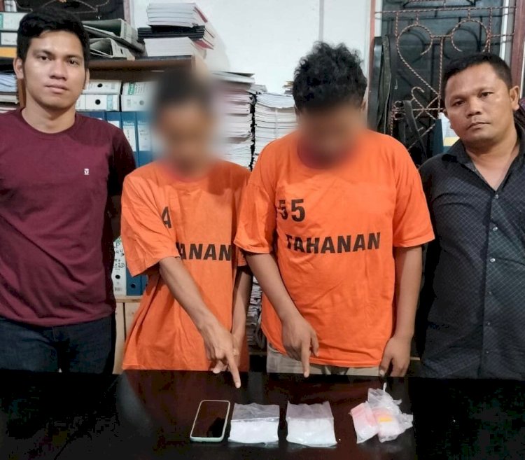 Polres Simalungun Tangkap 2 Tersangka Kasus Narkoba, Barang Bukti Shabu-shabu 100,35 Gram