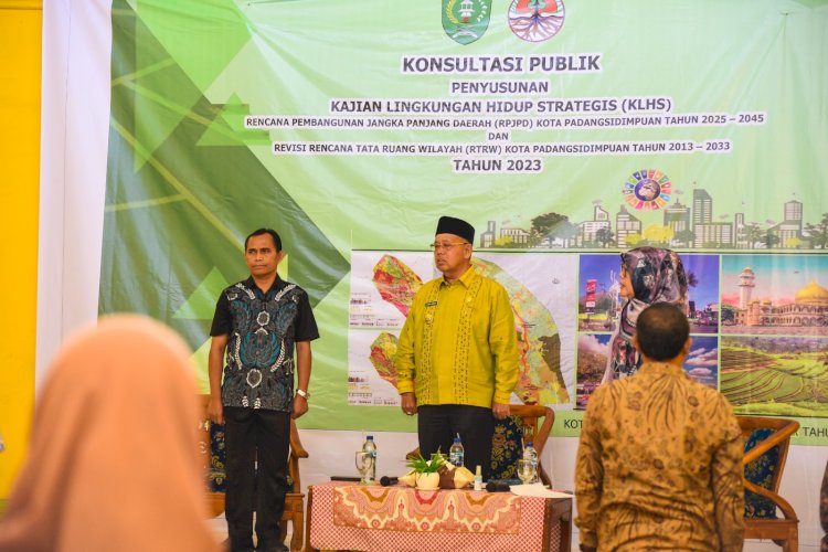 Wakil Wali Kota Padangsidimpuan Buka Kegiatan Konsultasi Publik