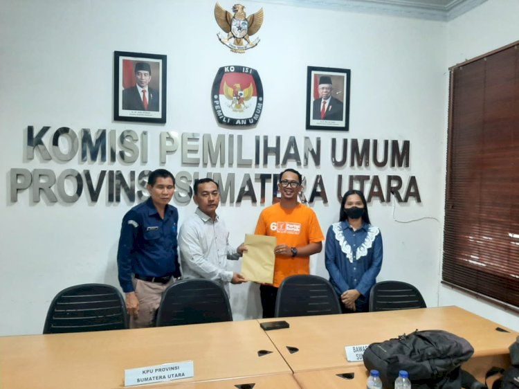 Serahkan Berkas ke KPU, 100 Caleg DPRD Provinsi Sumut Partai Buruh, Siap Masuk Daftar Caleg Tetap