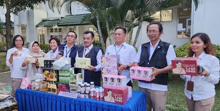 BBPOM Medan Sita Kosmetik Dan Obat Ilegal Senilai Rp825 Juta