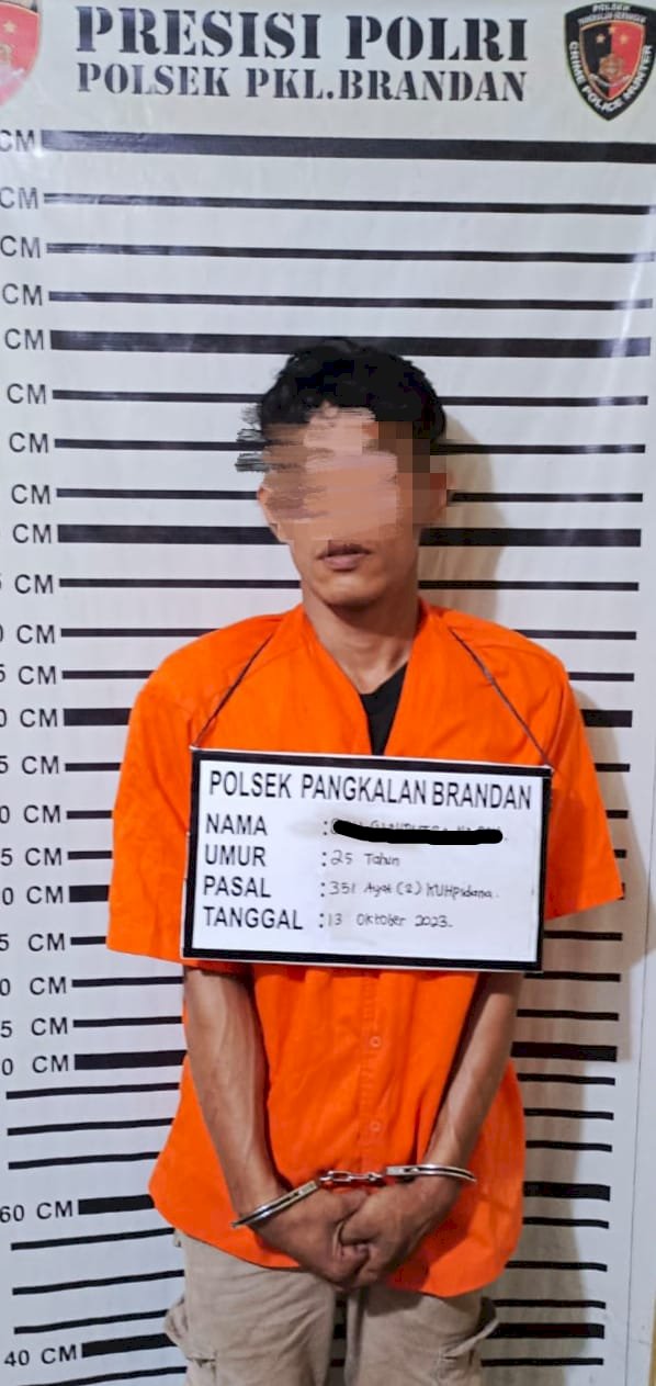 Polsek Pangkalan Brandan Berhasil Ungkap Kasus Suami Cemburu Dengan Isteri Yang Tega Membakar Dengan Menyiramkan Bensin