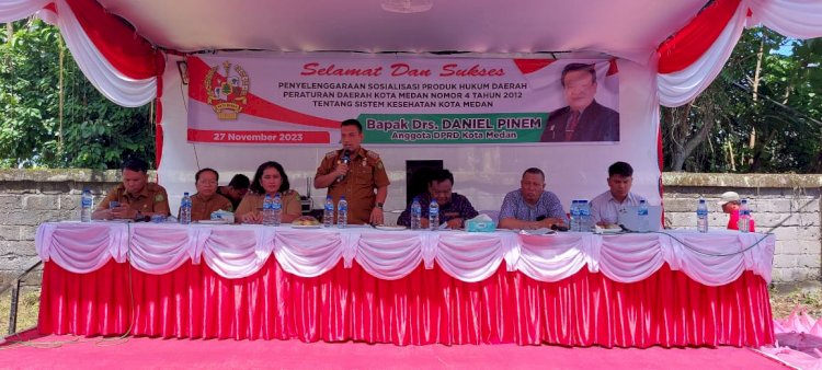 Anggota DPRD Kota Medan Sosialisasi Perda No 4 Tahun 2012 Tentang Sistem Kesehatan Kota Medan