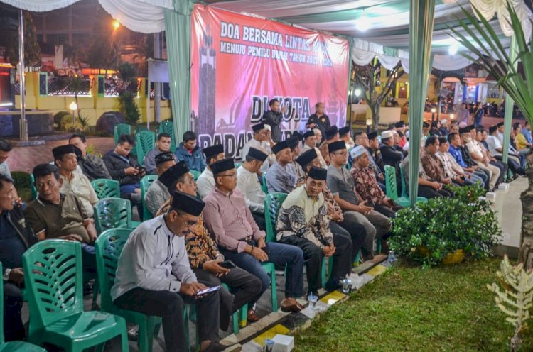 Menuju Pemilu Damai, Lintas Sektor Gelar Do'a Bersama 