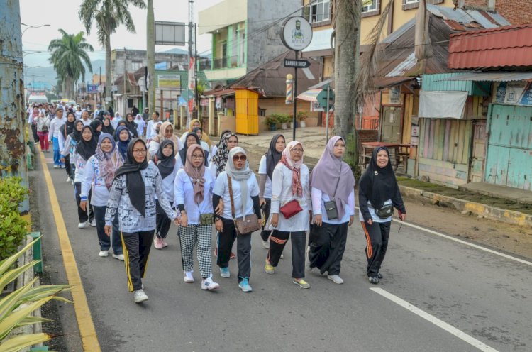 Jalan Sehat Bersama Korpri Kota Padangsidimpuan