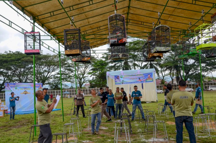 Dinas Pemuda Olahraga dan Pariwisata Kota Padangsidimpuan Gelar Lomba Burung Berkicau