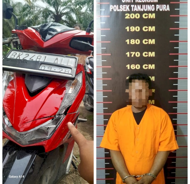 Gara-gara ditagih uang angsuran, suami mengamuk bacok sopeda motor korban