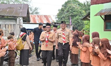 Pj. Walikota Letnan Buka Upacara Sanggah Tangguh Pramuka Penegak & Pandega 2024