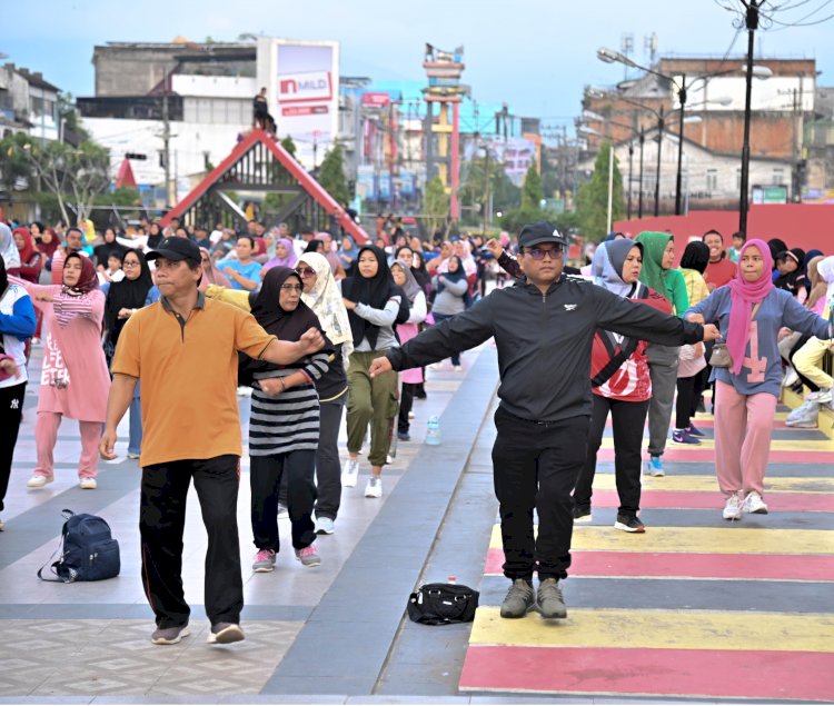 Wali Kota Padangsidimpuan Letnan Dalimunthe Bergabung dalam Car Free Day: Dorong Kesehatan Masyarakat dan Ekonomi Lokal