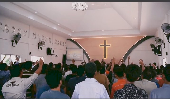 Gereja COGC Medan Adakan KKR di Rutan Kelas 1 Medan, WBP Bersuka Cita dalam Bangkit Menata Kehidupan