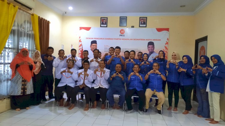 Silaturahmi Politik DPC Demokrat Medan Sambangi DPD Partai PKS Kota Medan