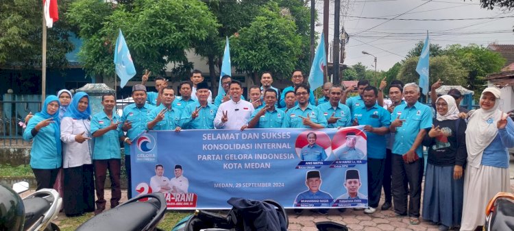 Hadiri Konsolidasi, Prof Ridha: Pilkada Kota Medan Awal Kemenangan Partai Gelora 2029