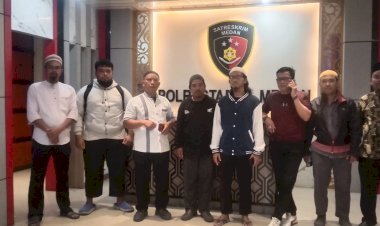 Terduga Penista Agama Islam Diamankan Di Polrestabes Medan