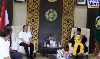 Silahturahmi ke USU, Bupati Labuhanbatu Siap Mendukung Program Pendidikan di Labuhanbatu. 