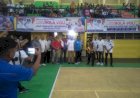 Buka Kejuaraan Bola Voli 16 Besar Pra PORPROVSU, Ketua PBVSI Labuhanbatu Minta Wasit Bertindak Netral