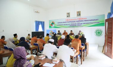 Dekopinda Gandeng MUI Kabupaten Labuhanbatu Gelar Sosialisasi Koperasi Kepada Masyarakat
