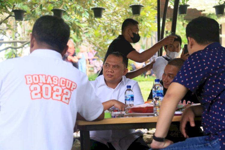 Bupati Labuhanbatu Silaturahmi dan Coffe Break Bersama Waketum HIPPMI