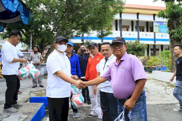 Bupati Buka Kejuaraan Bola Voli Antar Pelajar SLTA se Kabupaten Labuhanbatu