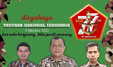 Satgasda PD II GM FKPPI Sumatera Utara Ucapkan Dirgahayu TNI Ke 77