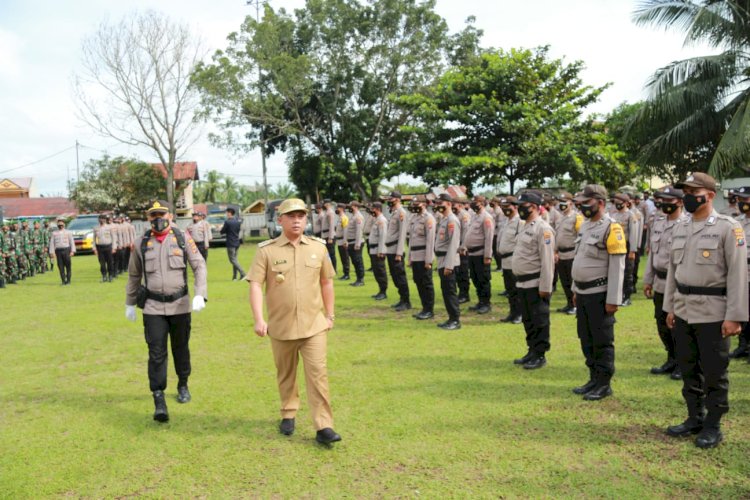 Bupati Labuhanbatu Jadi Irup Apel Gelar Pasukan Operasi Mantap Huta Toba 2022