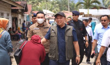 Bupati Labuhanbatu Monitoring Pilkades Dikecamatan Bilahbarat