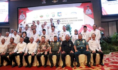 Wakil Bupati Labuhanbatu Ikuti Rakor Evaluasi Penyerapan Anggaran APBD Pemerintah Provinsi dan Kabupaten Se Sumatera Utara 