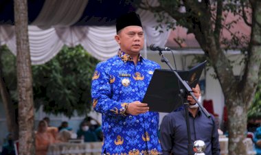 Bupati Labuhanbatu Bertindak Sebagai Pembina Upacara Puncak Peringatan HUT Korpri ke-51