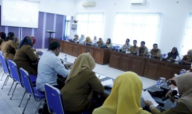 Kepala Bappeda Hobol Z Rangkuti S.Sos, MM Rapat Soal Permasalahan Stunting