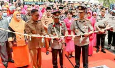 Kapolda Sumut Resmikan Mapolres Labuhanbatu Selatan